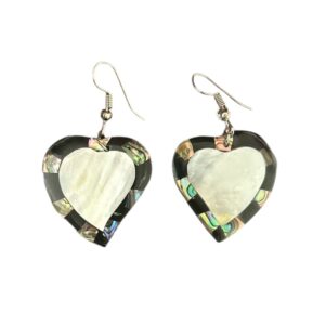 Oorbellen schelp hartjes